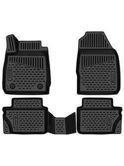 Коврики в салон для FORD Fiesta, 2015-, 4 шт. (полиуретан) ELEMENT3D1658210K