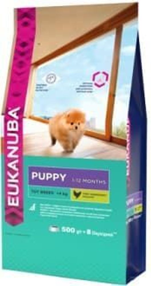 EUK Dog АКЦИЯ 500 + 500г  корм для щенков миниатюрных пород