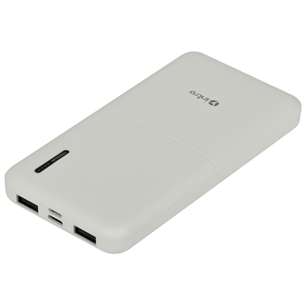 Power bank портативное зарядное устройство Intro ZX10 10000mAh белый