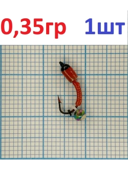 Мормышка вольф. безнасадочная Лесотка №2