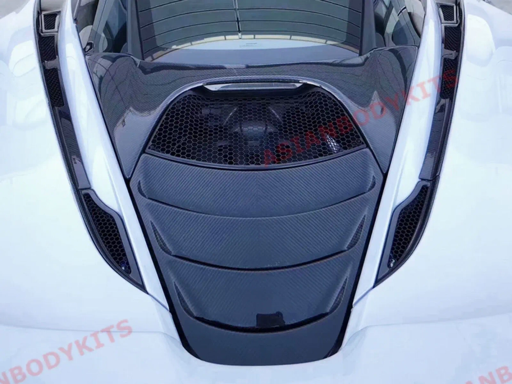 Карбоновая крышка двигателя на замену для McLaren 720S Coupe 2017-2023 МакЛарен тюнинг