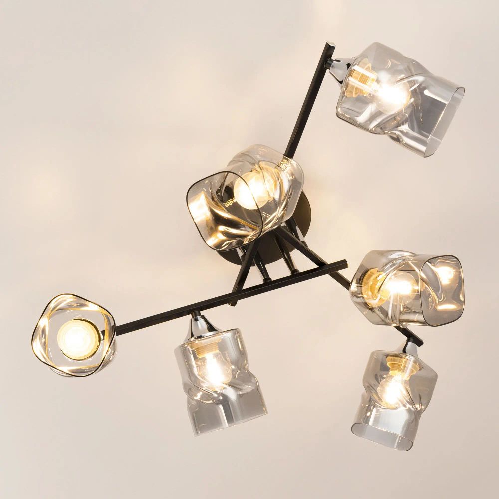 Citilux Клаус CL134165 Люстра потолочная Чёрная