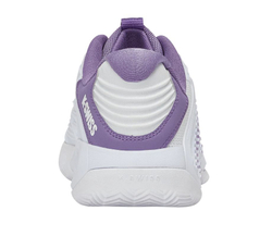 Женские теннисные кроссовки K-Swiss Hypercourt Express 3 Clay - white/purple haze/lunar rock