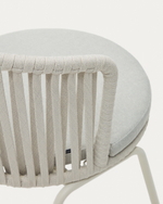 Saconca Садовый стул из шнура и стали с серой окраской