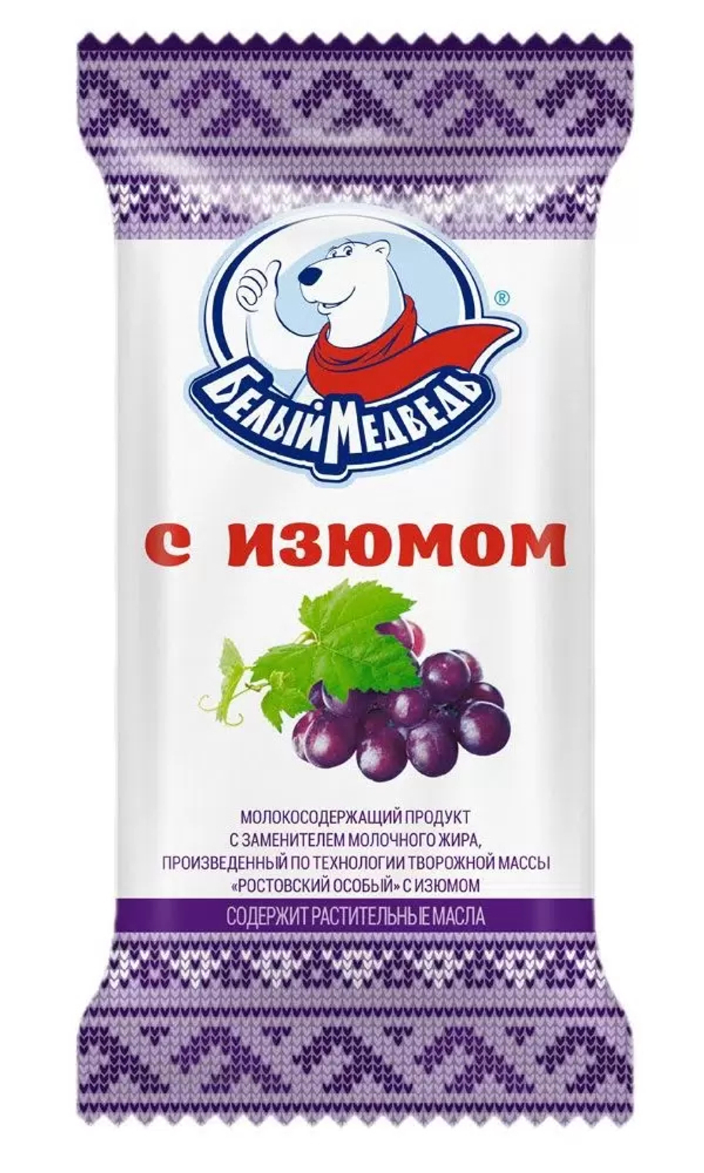 Творожная масса БМ "С Изюмом" 180гр