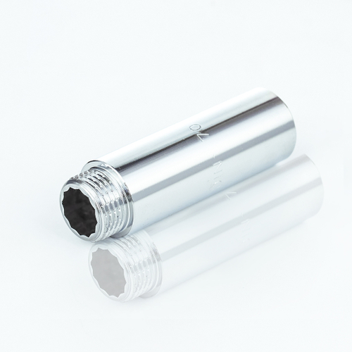 Удлинитель латунный хромированный внутренняя/наружная резьба