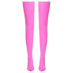 Adidas x Balenciaga Knife Knee High Boots 11cm Women"s Pink White