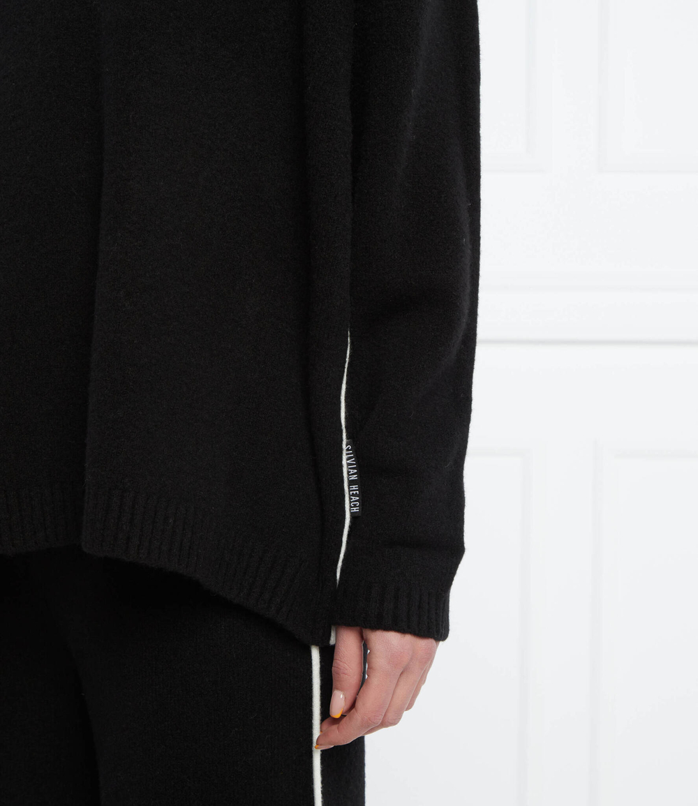 спортивный костюм oilcity Silvian Heach - черный(PGA21026MA)