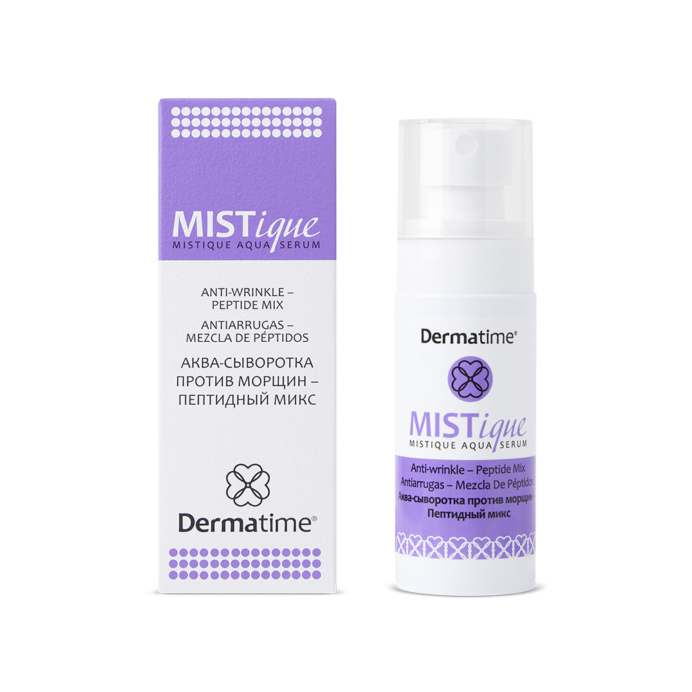 DERMATIME Mistique Aqua-Serum Anti-Wrinkle – Peptide Mix - Аква-сыворотка против морщин. Пептидный микс (50 мл)