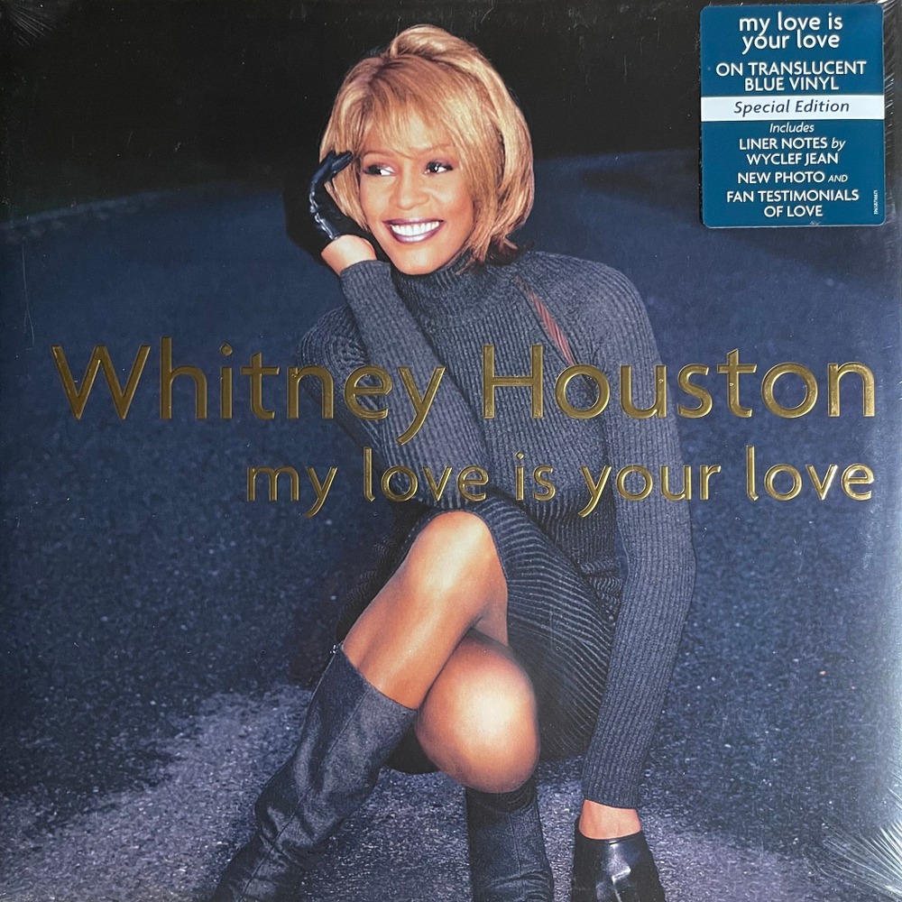 Whitney Houston ‎– My Love Is Your Love 2LP (Европа 2023г.) Blue