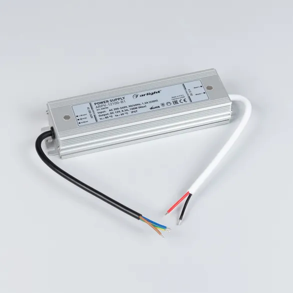 Блок питания ARPV-12100-B1 (12V, 8,3A, 100W) (Arlight, IP67 Металл, 3 года) 028786