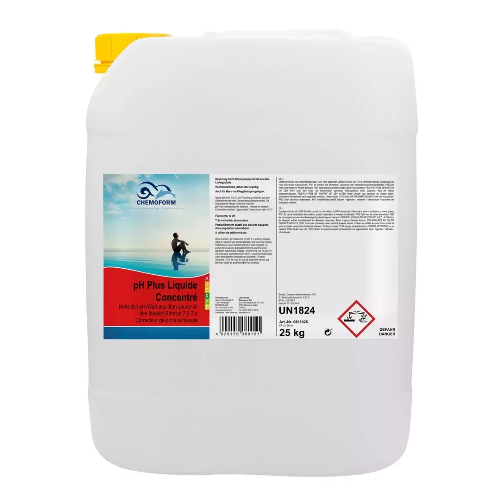 pH-Плюс для бассейна жидкий - 25кг - 0801025 - Chemoform, Германия