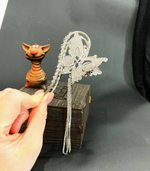 Заколка-краб. Бабочка петля со стразами. Усиленная. Цвет серебро