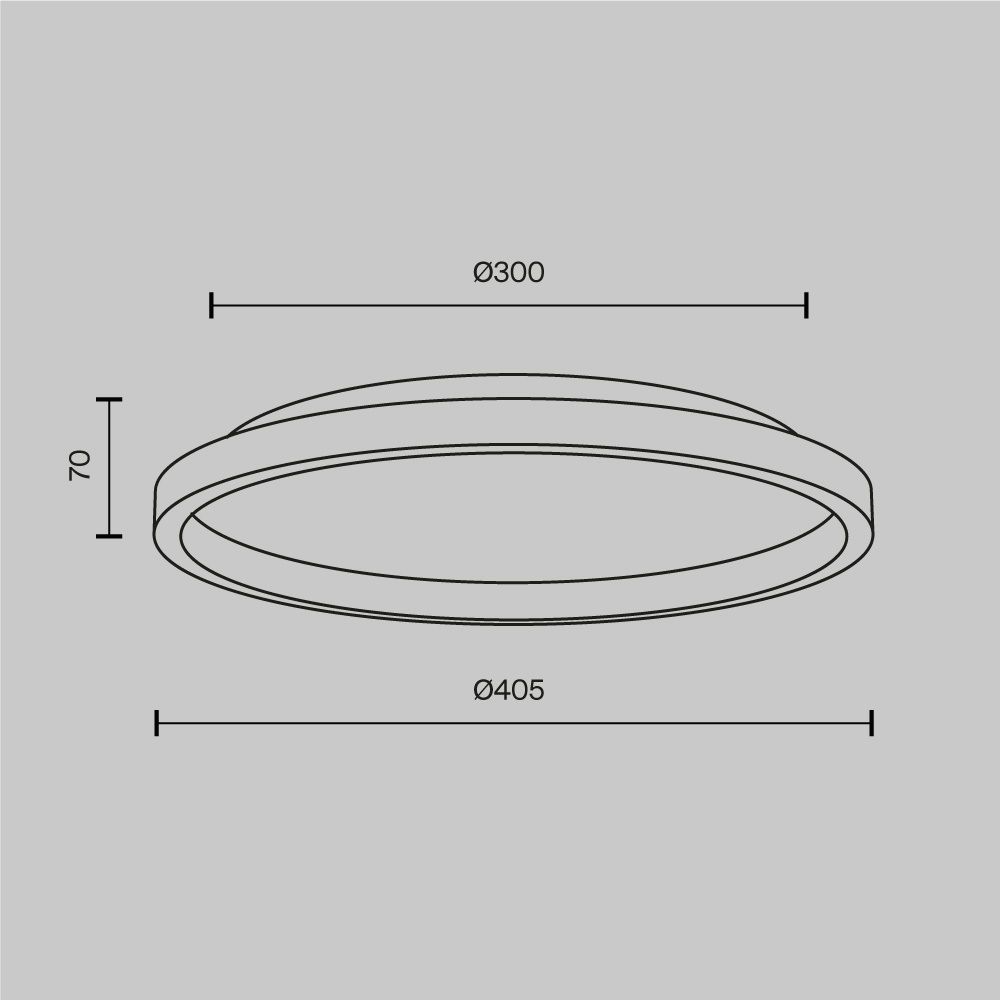Светильник потолочный светодиодный Maytoni Orign MOD311CL-L27B3K