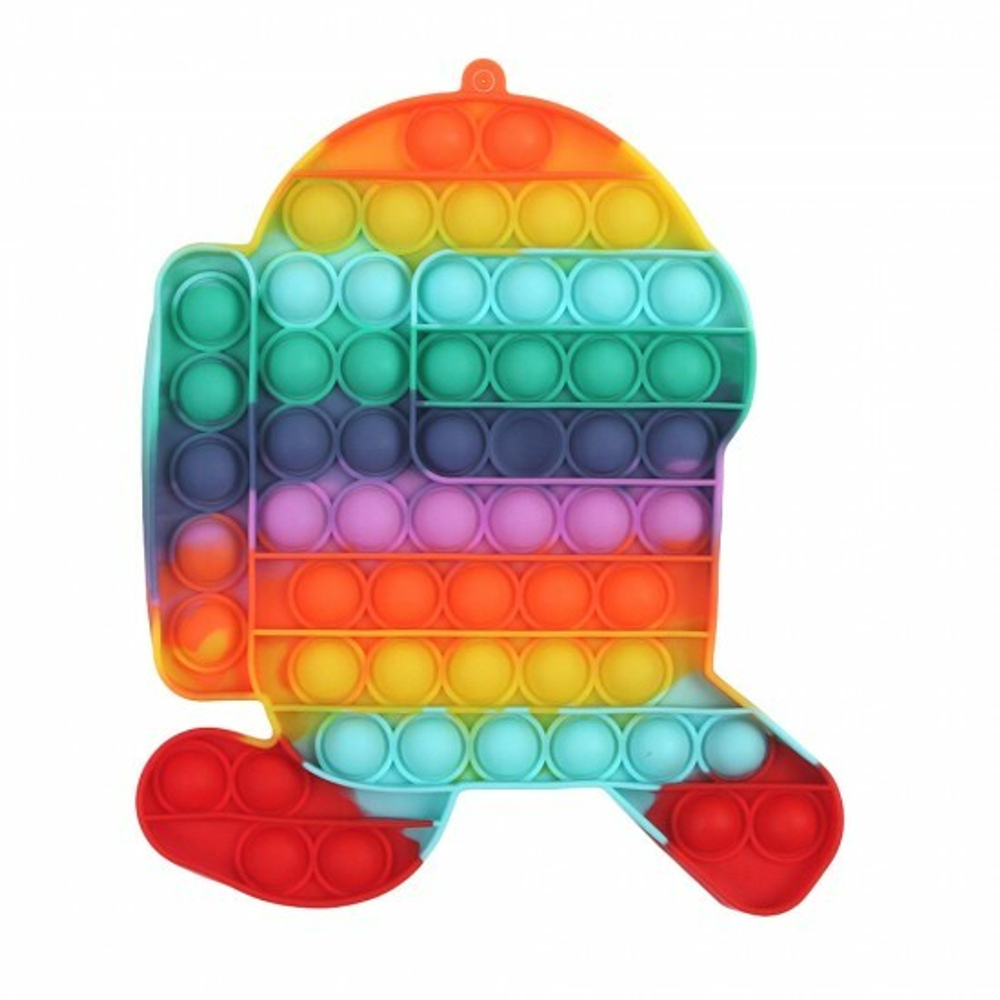 Игрушка антистресс Pop it Among Us 20x20, силикон, 012671
