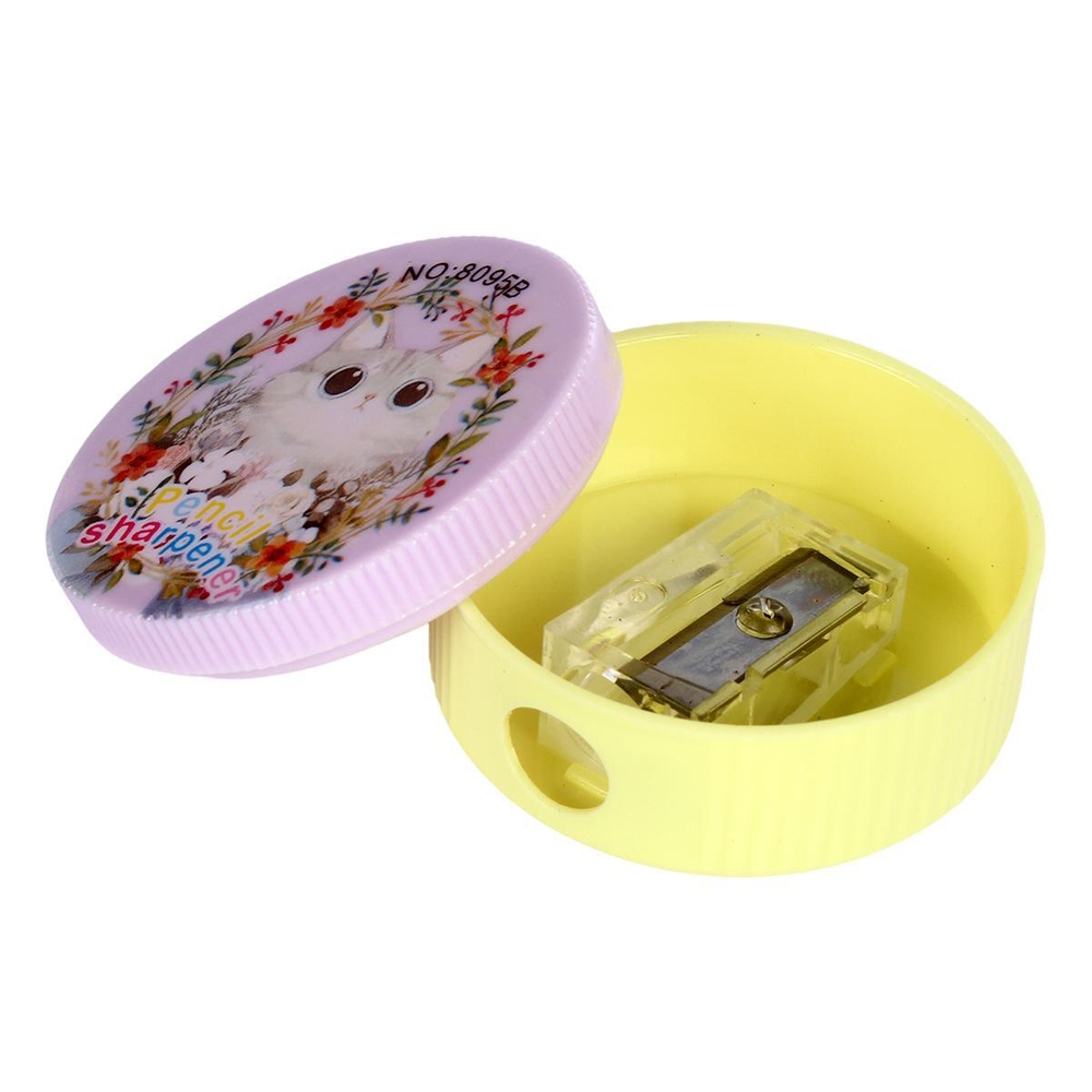 Точилка "Кошечки", 4 цвета микс