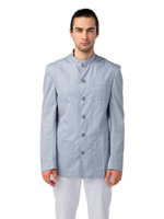 Пиджак медицинский мужской Dr. Nice DRN811 на пуговицах, белый, 52