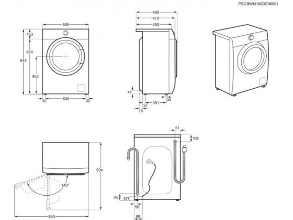 Стиральная машина Electrolux EW6S3R07SI