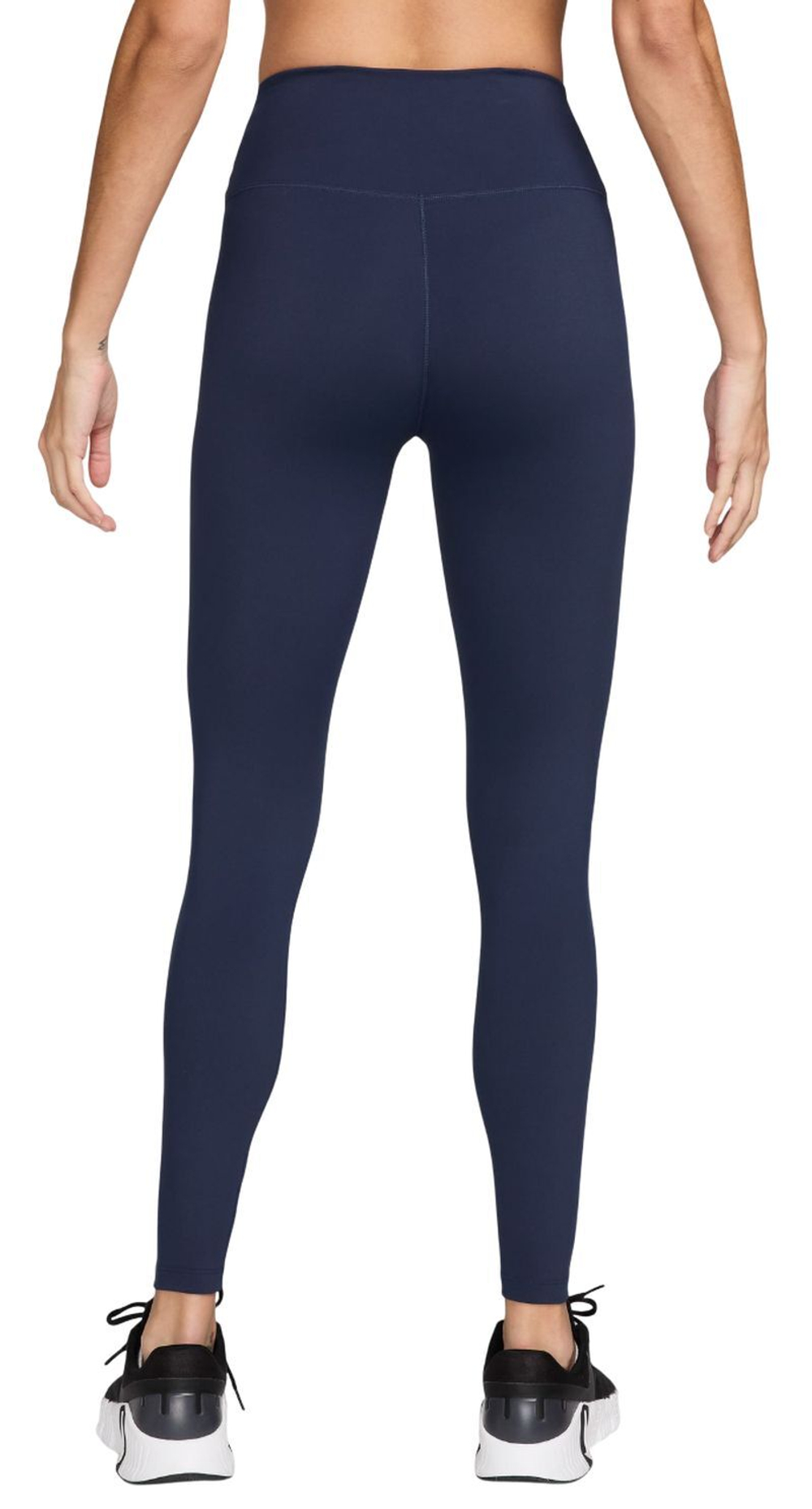 Леггинсы Nike One High Waist Full Length - midnight navy/white