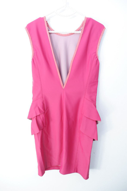 Платье Pink яркое мини 42 размер
