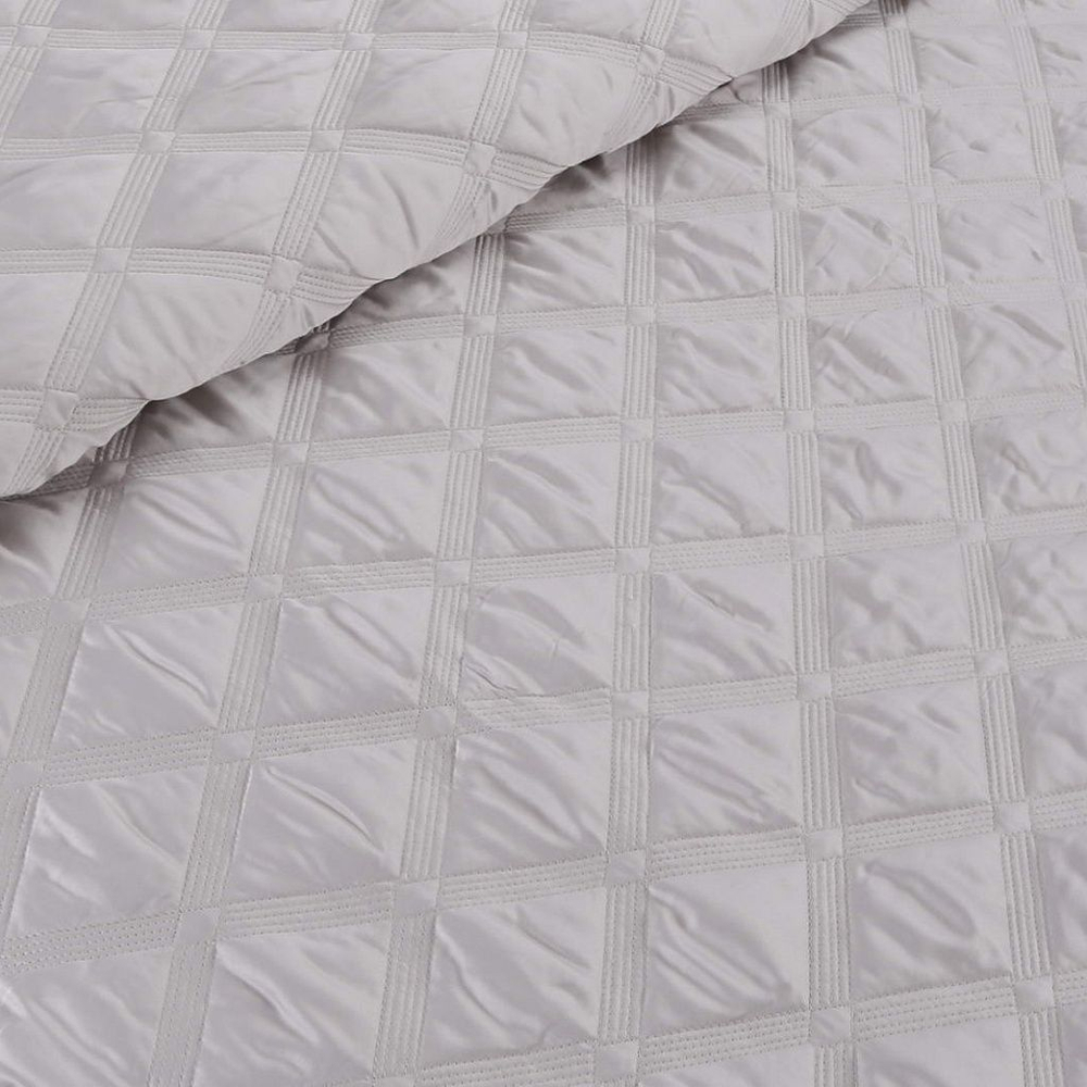 Покрывало 230х250 и 2 наволочки Sofi De MarkO Шармель молочное Китай вид