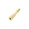 Adam Hall K4AMF3JM3GOLD - адаптер TRS (jack) stereo 3.5 mm (F) - TRS (jack) stereo 6.3 mm (M), позол