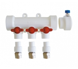 Коллекторы с воздухоотводчика KALDE 5 вых/синий