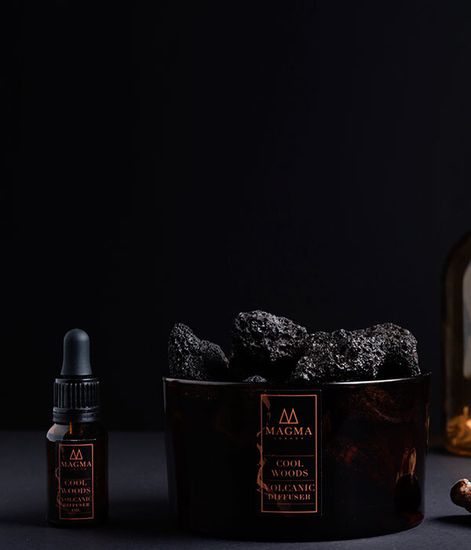 Дымчатый бархат, аромадиффузор из вулканической лавы Smokey velvet, Magma