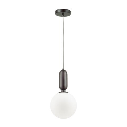 4668/1 PENDANT ODL20 393 черный/белый Подвес E27 1*40W (тип лампы СВЕЧА) 220V OKIA