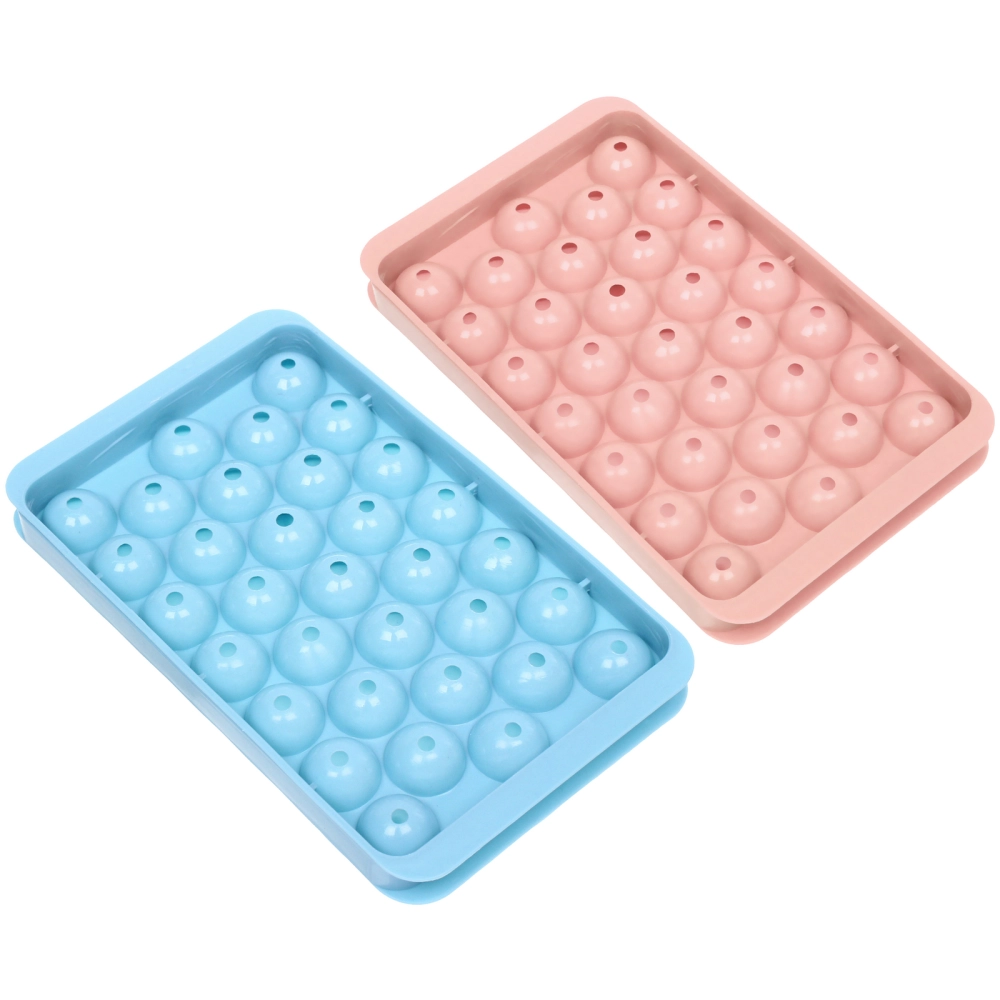 Форма для льда пластиковая «Шарики» 18*10*2см, цвета микс