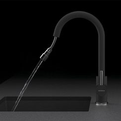 Смеситель SCHOCK Conos-D, выдвижной излив нерж.сталь