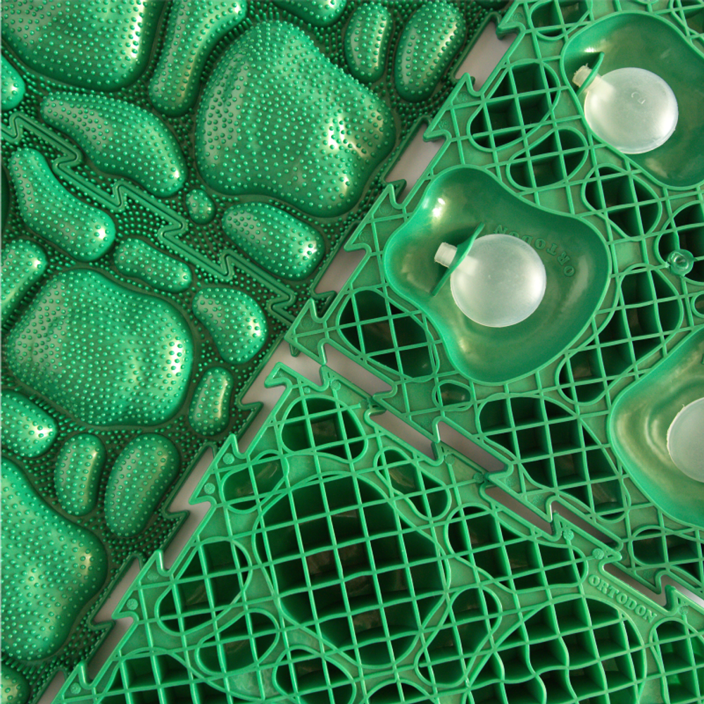 МОДУЛЬНЫЕ Коврики ОРТОДОН «Мох» с пищалкой