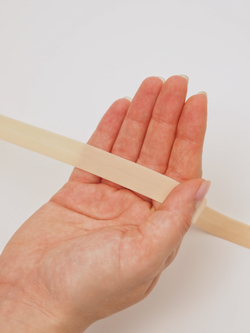 Бейка эластичная бежевая матовая ширина 20 мм