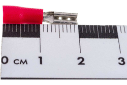 Плоская изолированная клемма REXANT гнездо 3.8мм 0.5-1.5кв.мм/РПИм 1,25-250, 100 шт 08-0411