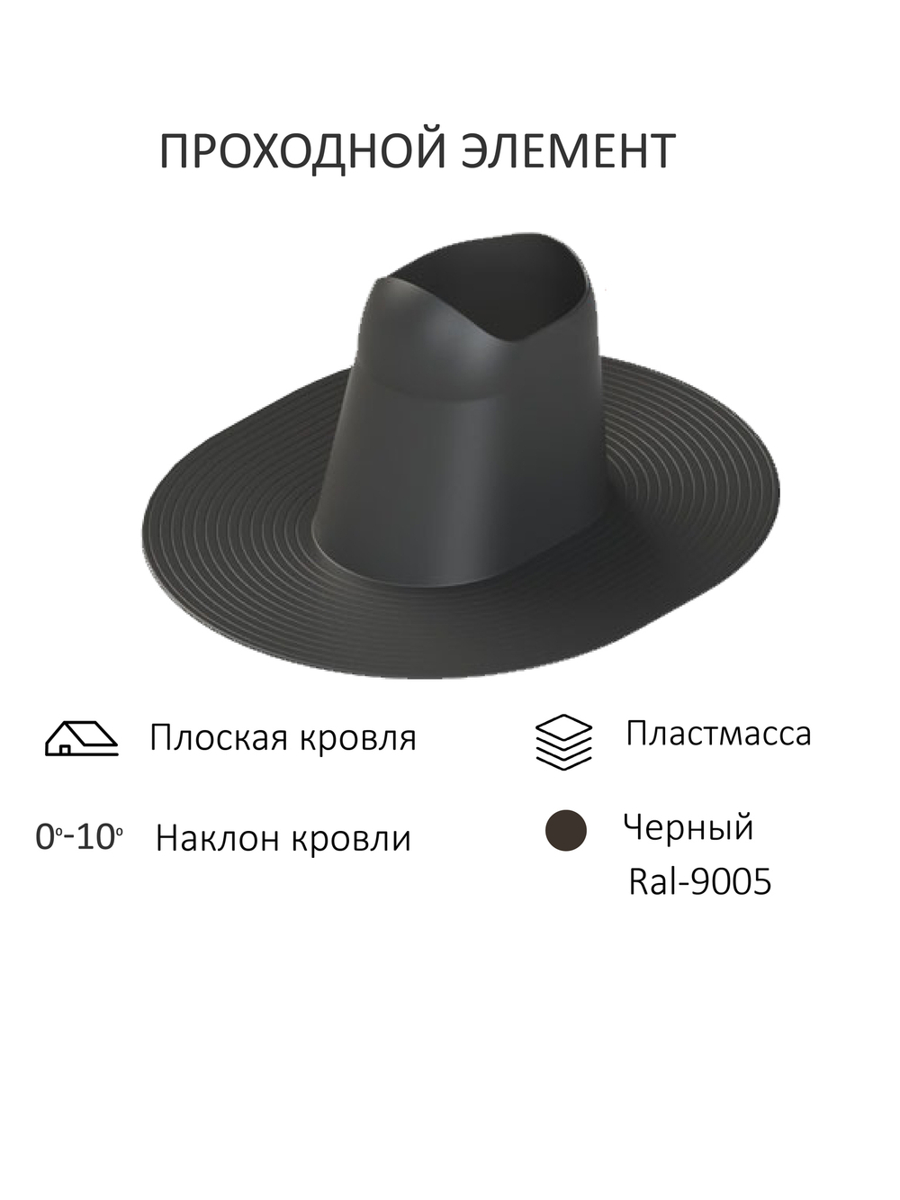 Комплект вентиляции: Вентиляционный выход изолированный D125/160 утепленный высота H=700 мм, проходной элемент для плоской кровли ТП-187, колпак вентиляционный D160 мм, коричневый