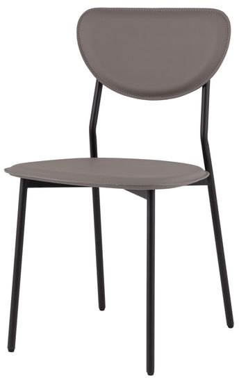 Стул обеденный Minnie серая экокожа