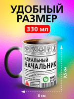 Кружка хамелеон с приколом "Я предприниматель"
