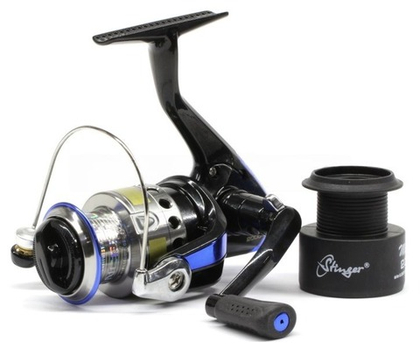 Безынерционная катушка 2000 Stinger Mirage (4+1BB, мет. шпуля + доп. пласт. шпуля)