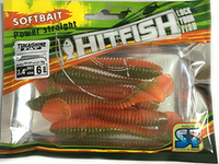 Виброхвост HITFISH TukaShine FAT 3.4" цв R135