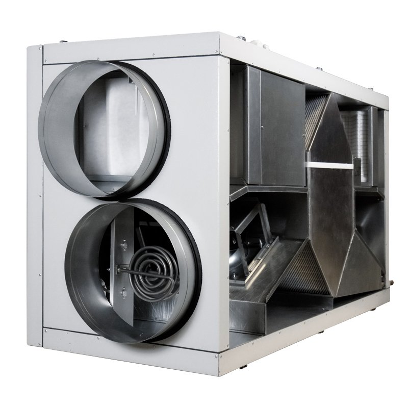 Приточно-вытяжная установка с пластинчатым рекуператором ФЬОРДИ ВПУ CF 1200 Н