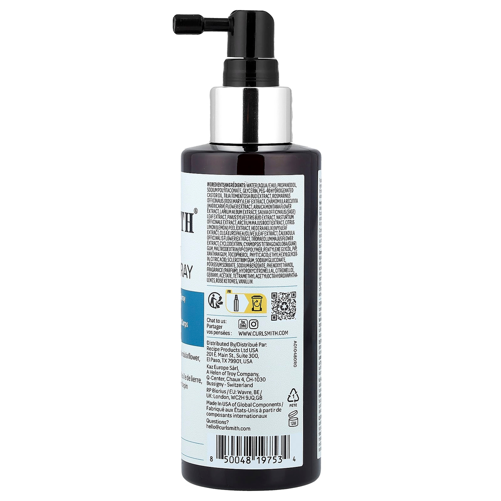 Curlsmith, Root Boost, спрей для поднятия настроения, и фиксация объема, для плоских локонов, 177 мл (6 жидк. унций)