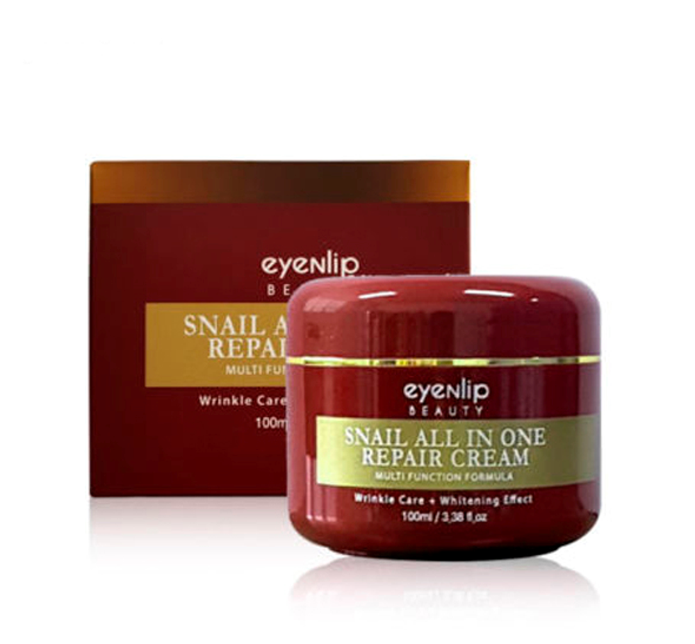 Eyenlip Snail All In One Repair Cream многофункциональный восстанавливающий улиточный крем