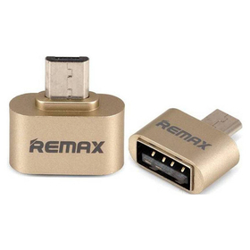 Адаптер MicroUSB - OTG Remax RA-OTG Серебро