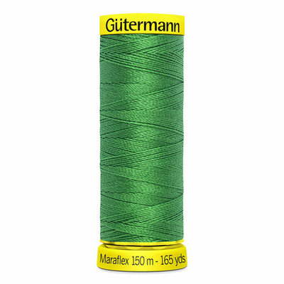 Нитки для трикотажа Gutermann Maraflex 120 (150 метров), 5 кат. | 396 ярко-зеленый