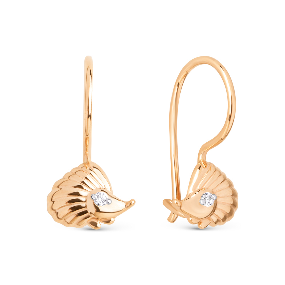 Серьги из золота 585 пробы