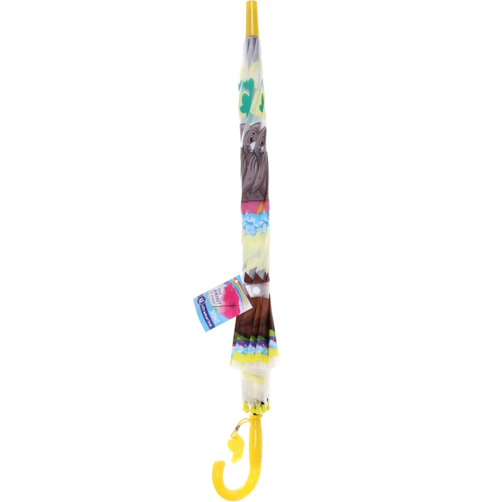 Зонт детский полуавтомат «Тюленчик», 8 спиц, d-80см, длина в слож. виде 65см