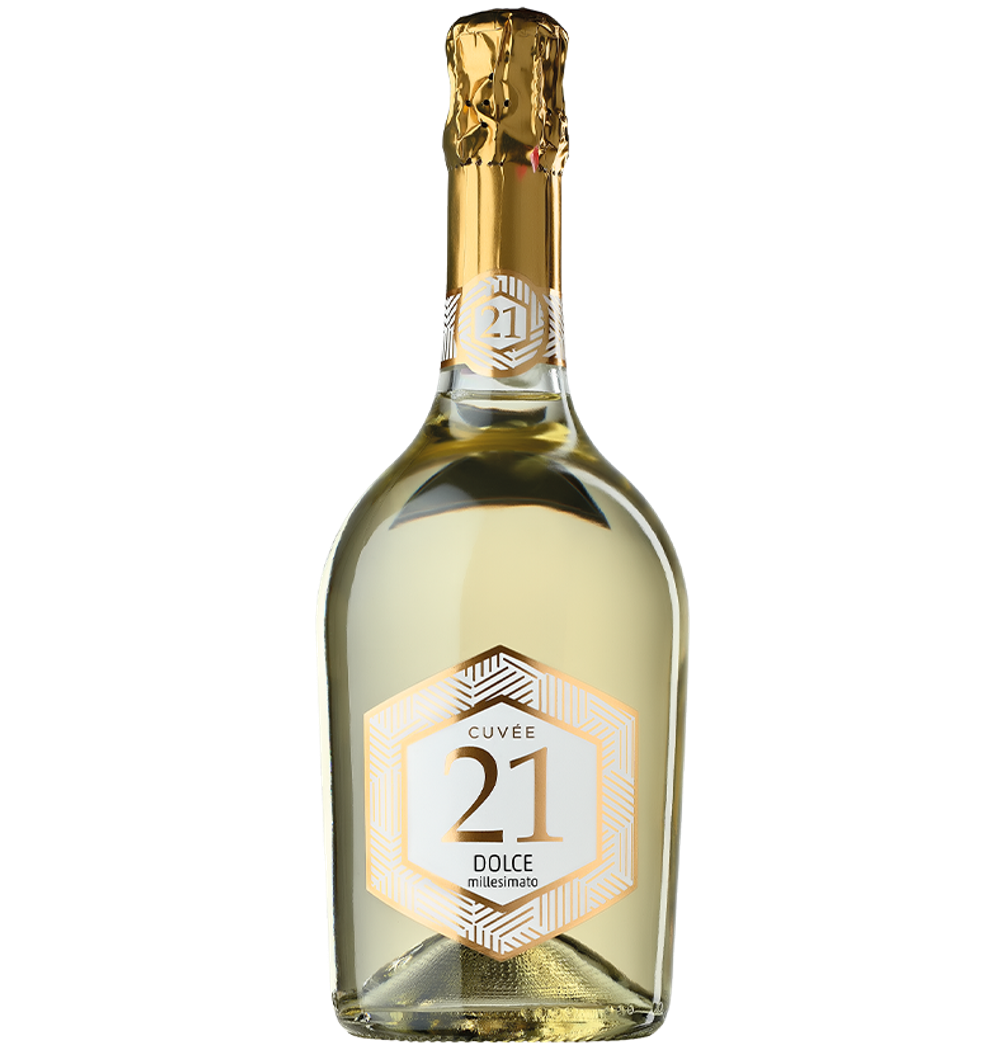 21 Cuvee Spumante Bianco Millesimato Dolce 0.75 л.