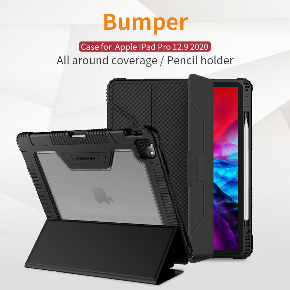 Чехол Nillkin Bumper для Apple iPad Pro 12.9 (2020) Чёрный