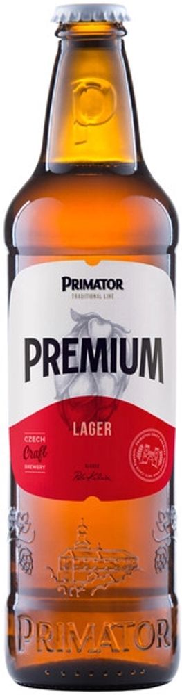 Пиво Приматор Премиум / Primator Premium 0.5 - стекло