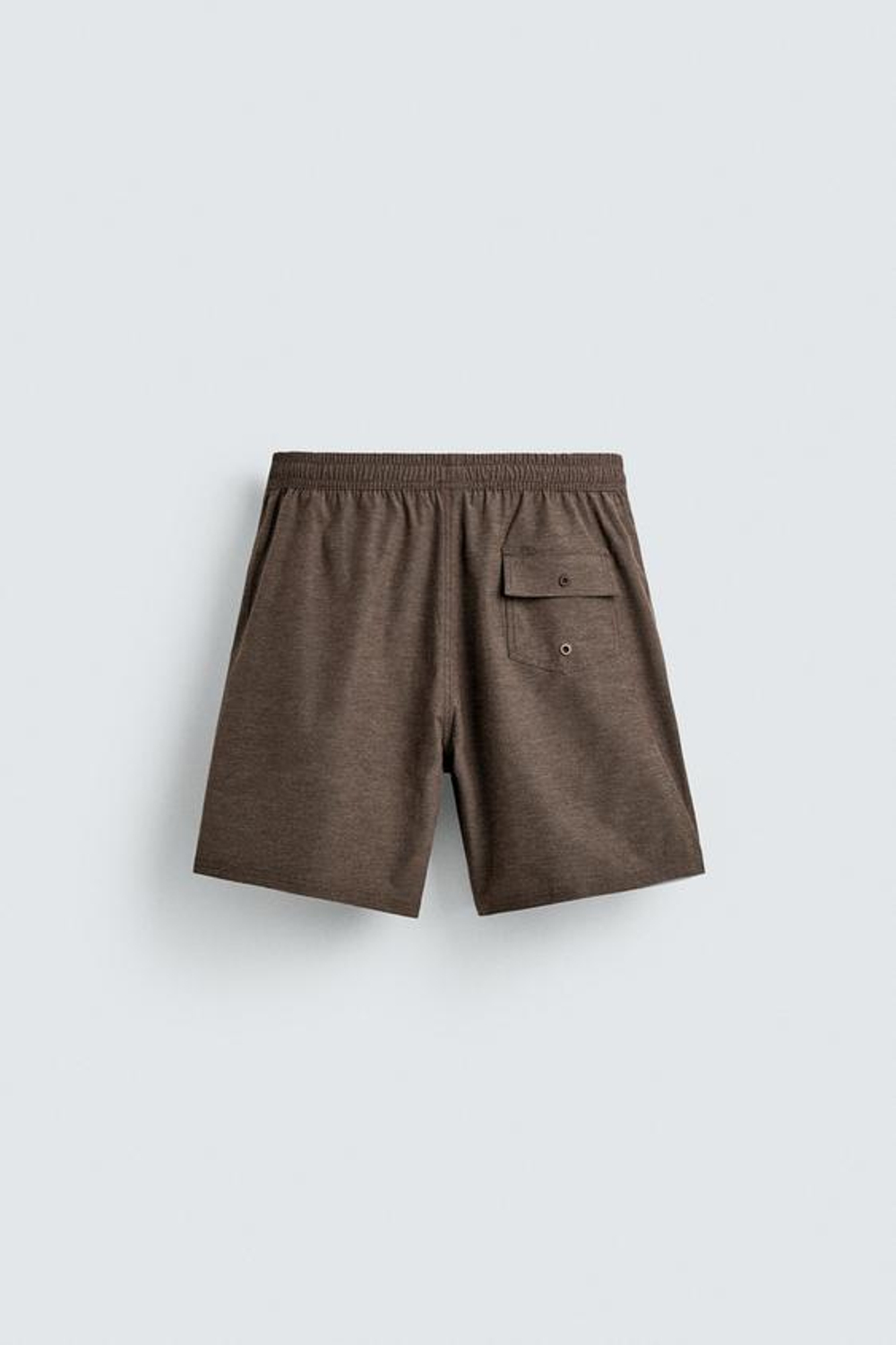 ZARA ДЛИННЫЕ ПЛАВКИ ИЗ РЕЛЬЕФНОЙ ТКАНИ, КОРИЧНЕВЫЙ